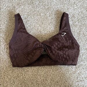 Gymshark Adapt x Whitney Animal Seamless Bra Top L